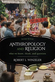 Front cover of Anthropology and religion by Robert L. Winzeler