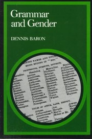 Cover of Grammar and Gender by Dennis E. Baron