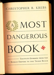Cover of A most dangerous book by Christopher B. Krebs