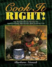 Cover of Cook it right! by Barbara Nowak