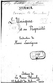 Cover of Der Einzige und sein Eigentum by Max Stirner