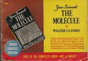 Front cover of Your servant the molecule by Walter Savage Landis