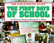Front cover of The first days of school by Harry K. Wong