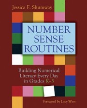 Front cover of Number sense routines by Jessica F. Shumway