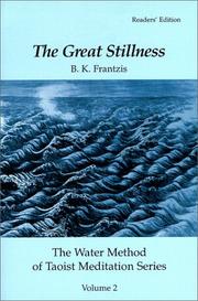 Cover of The great stillness by Bruce Kumar Frantzis