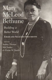 Cover of Mary McLeod Bethune by Mary McLeod Bethune