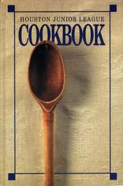 Cover of Houston Junior League cookbook by Unknown
