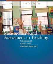 Front cover of Measurement and Assessment in Teaching by M. David Miller