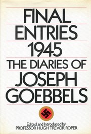 Cover of Diaries by Joseph Goebbels