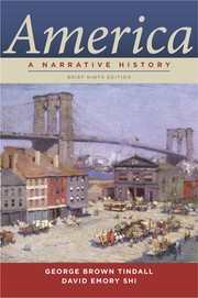 Front cover of America by George Brown Tindall