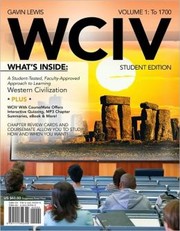 Front cover of WCIV, Volume I (with Review Cards and History CourseMate with eBook, Wadsworth Western Civilization Resource Center 2-Semester Printed Access Card) by Gavin Lewis