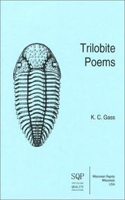 Cover of Trilobite poems by Gass, K. C.