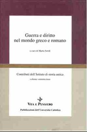 Front cover of Guerra e diritto nel mondo greco e romano by Marta Sordi