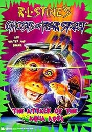 Front cover of Ghosts of Fear Street - The Attack of the Aqua Apes by Robert Lawrence Stine