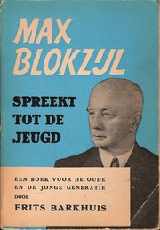 Front cover of Max Blokzijl spreekt tot de jeugd by Frits Barkhuis