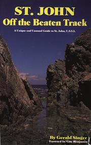 Cover of St. John Off The Beaten Track by Gerald Singer