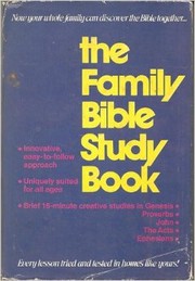 Front cover of The Family Bible study book by Betsey D. Scanlan