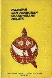 Front cover of Falsafah dan pemikiran orang-orang Melayu by Abdullah bin Mohamed.