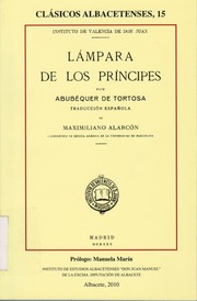 Front cover of Lámpara de los príncipes by Muhammad ibn Walid al-Ṫurṫūshī, called Ibn al-Rundakah