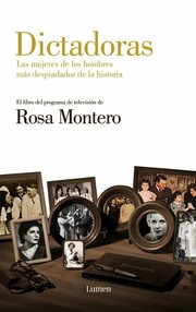 Cover of Dictadoras by Rosa Montero