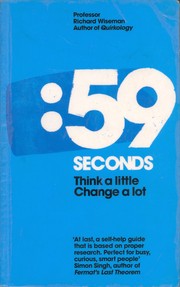 Cover of 59 seconds by Richard Wiseman