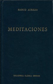 Cover of Meditaciones by Marcus Aurelius