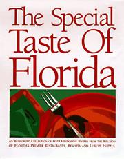 Front cover of The special taste of Florida by Seagate Publishing