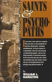 Front cover of Saints and psychopaths by William L. Hamilton