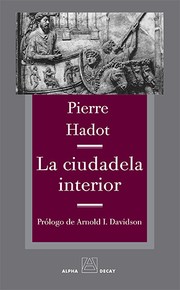 Cover of La ciudadela interior by Pierre Hadot