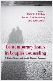 Front cover of Contemporary issues in couples counseling by Patricia A. Robey