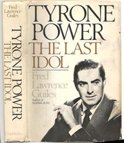 Cover of Tyrone Power by Fred Lawrence Guiles