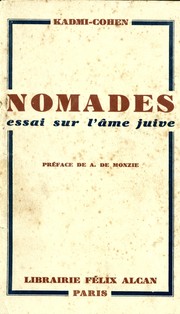 Cover of Nomades by Kadmi-Cohen.