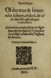 Cover of Sir John Oldcastle by William Shakespeare