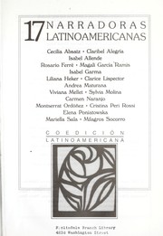 Front cover of 17 narradoras latinoamericanas by Absatz, Cecilia
