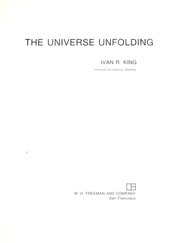 Front cover of The universe unfolding by Ivan R. King