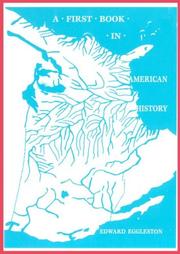 Front cover of A first book in American history by Edward Eggleston