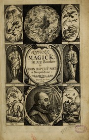 Cover of Natural magick by Giambattista della Porta