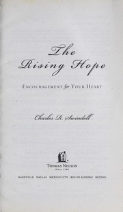 Front cover of The rising hope by Charles R. Swindoll
