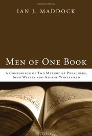 Front cover of Men of one book by Ian J. Maddock