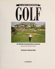 Front cover of The ultimate encyclopedia of golf by Ted Barrett