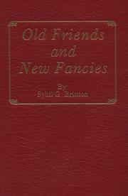 Front cover of Old friends and new fancies by Sybil G. Brinton