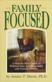 Front cover of Family focused by Janice T. Dixon