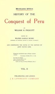 Cover of History of the Conquest of Peru by William Hickling Prescott