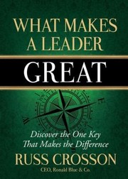 Front cover of What makes great leaders great by Russ Crosson