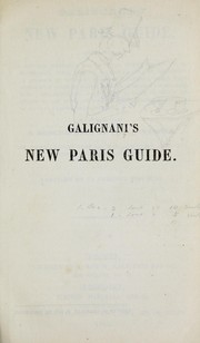 Front cover of Galignani's new Paris guide by A. and W. Galignani and Co
