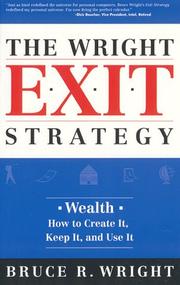 Cover of The Wright exit strategy by Bruce R. Wright