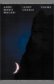 Cover of Ivory Cradle by Anne Marie Macari