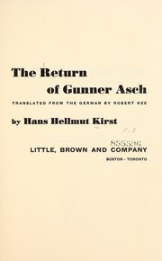 Front cover of The return of Gunner Asch by Hans Hellmut Kirst