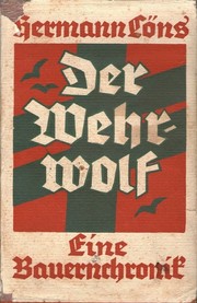 Cover of Der Wehrwolf by Hermann Löns