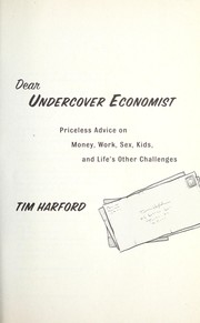 Cover of Dear undercover economist by Tim Harford